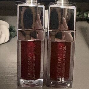 2 Dior Lip Glow Oil - Cherry Red Shade 62